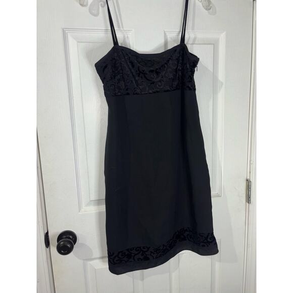 Vintage Kathie Lee Collection Black Dress Womens Size 10 Little Black Dress - Picture 4 of 4
